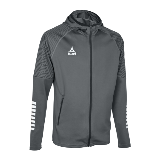 Спортивна куртка SELECT Monaco v24 zip hoodie Grey